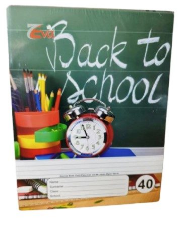 Exercise book 40 leaves plain